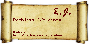 Rochlitz Jácinta névjegykártya